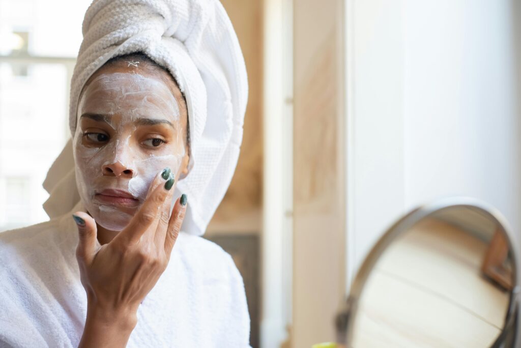 Dry skincare routine in winter